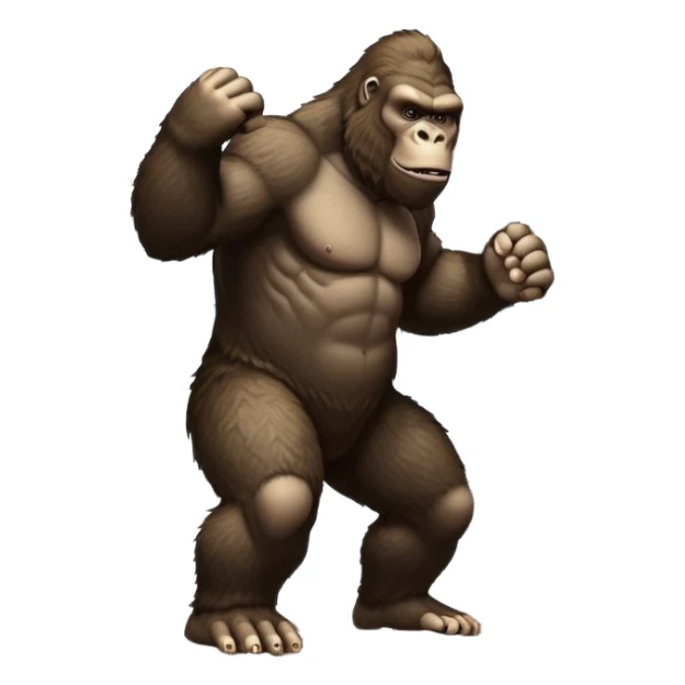 King Kong climbing the White House  sticker