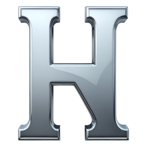 Add a H letter in center sticker