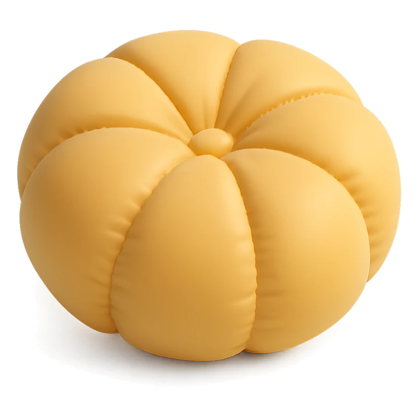 round soft cushion emoji sticker