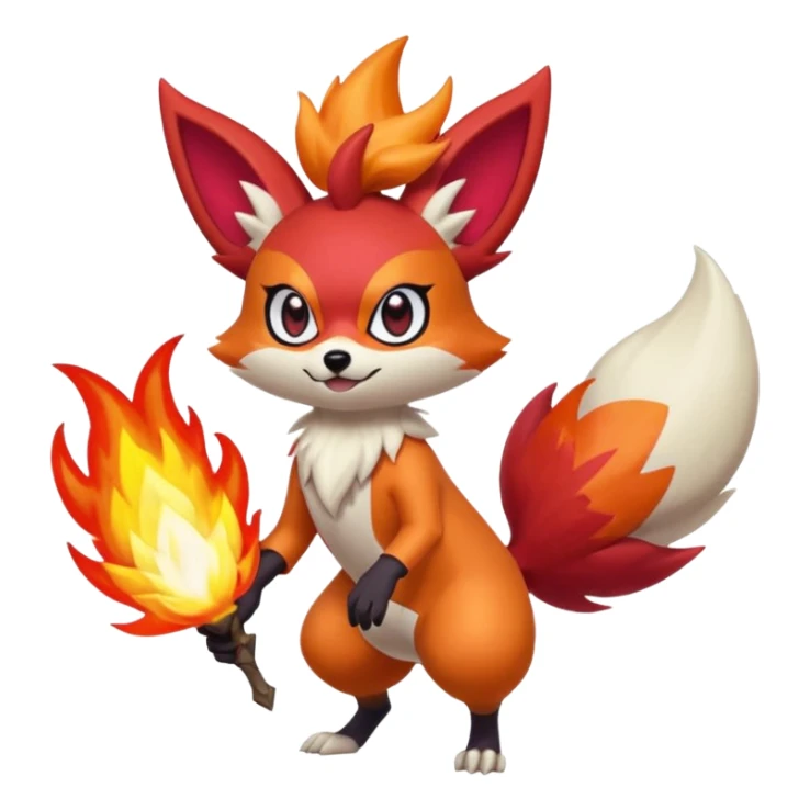 Braixen-Combusken-Zorua-fusion sticker