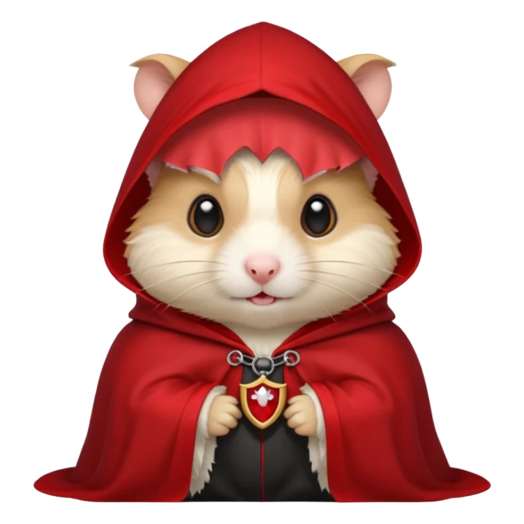 { "type": "object", "look": "hamster in red collar cloak", "description": "a vampire hamster wearing a red collar cloak" } sticker