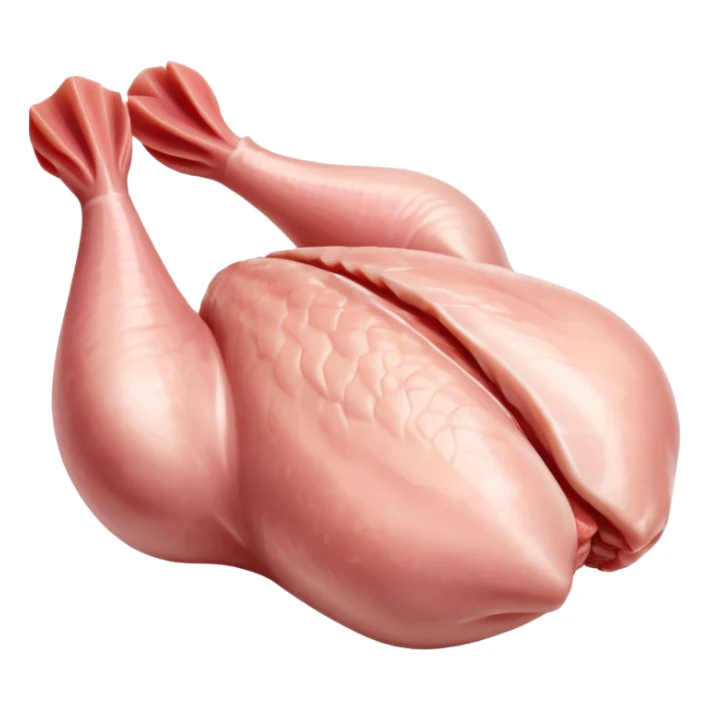 pieces of raw chicken sticker