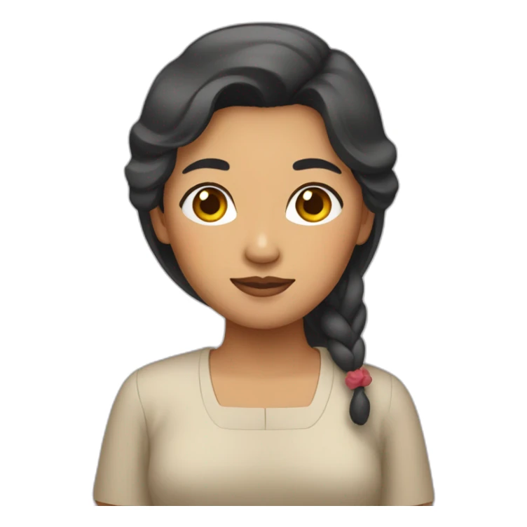 Pilipino woman sticker