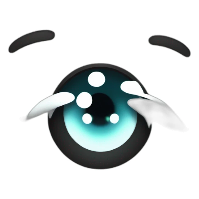 byg eyes manga style sticker