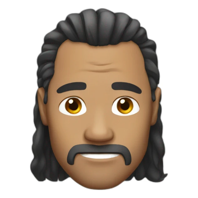 TheRock with hair sticker