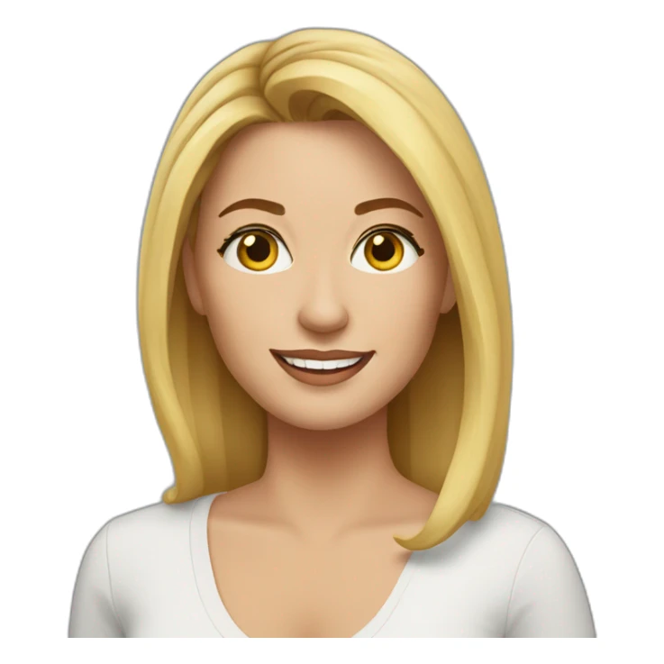 Laura Peterson from the morning show sticker