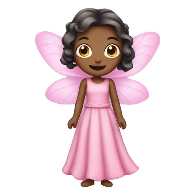 fairy in a pink dress sticker
