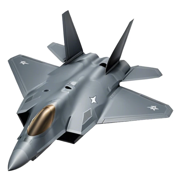 F-22 Raptor - Lockheed Martin (Model Year: 2020) (Iconic colour: Stealth gray) sticker