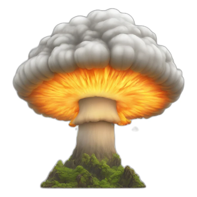 Mushroom Cloud sticker