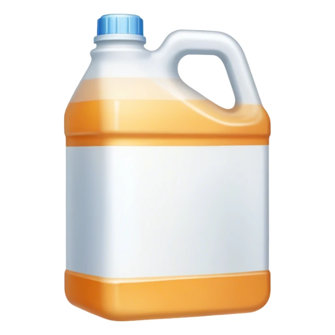Gallon of bleach sticker