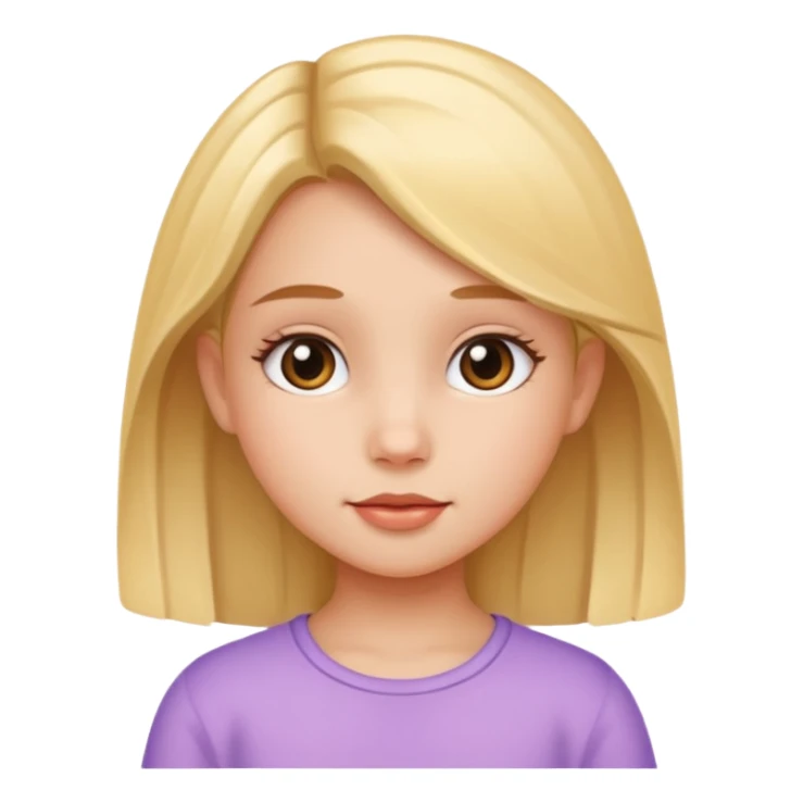 pretty non white little girl sticker