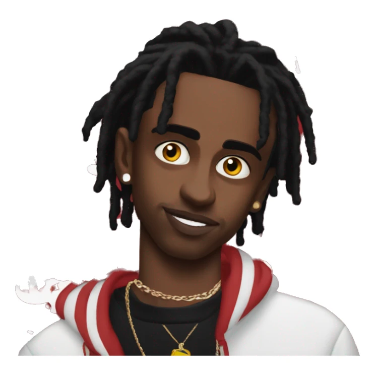 Playboi Carti All Red music sticker