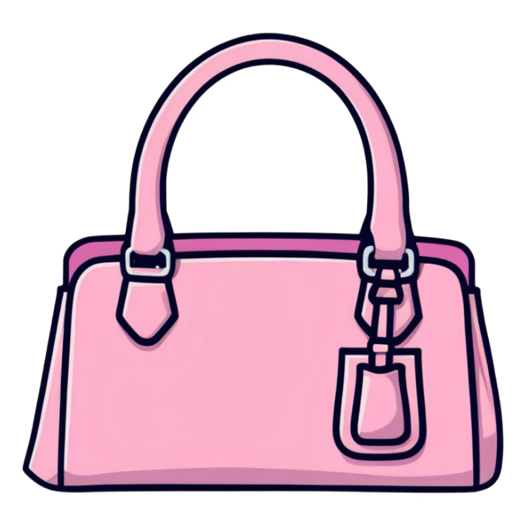 Pink bag  sticker