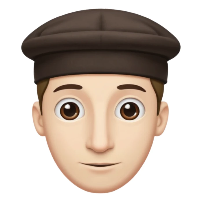 Jew big nose kippa sticker