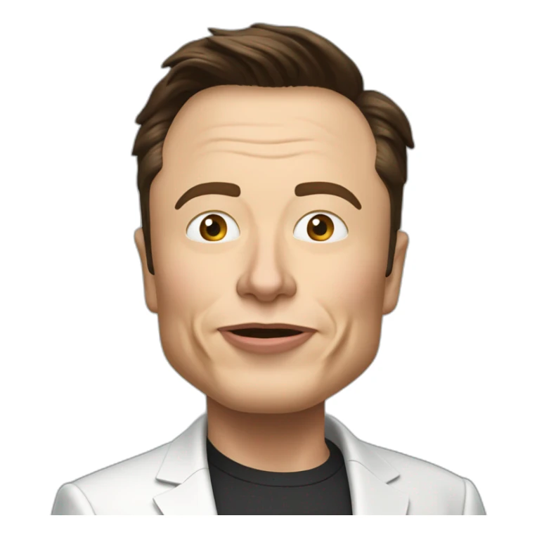 elon musk qui mange un pied sticker