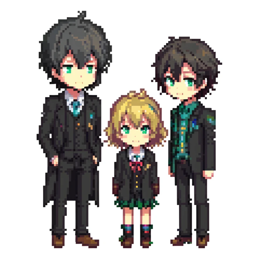 emoji combining Hiro, Miyamura, and Kanata Asai sticker