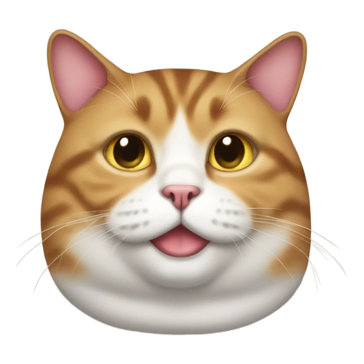 Fat cat  sticker