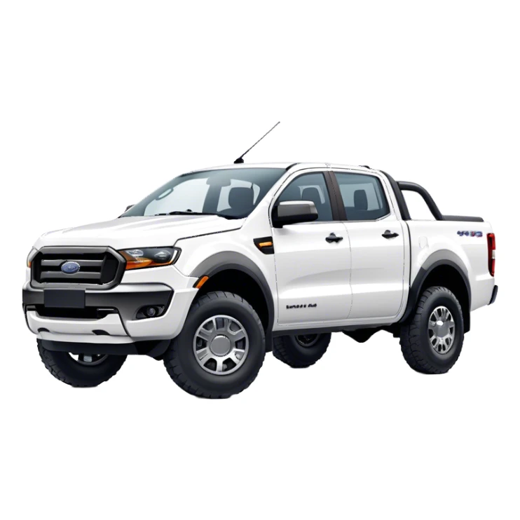 Ford Ranger - Ford (Model Year: 2024) (Iconic colour: White) sticker