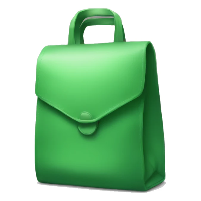 Enrolled seepng bag, green colour sticker