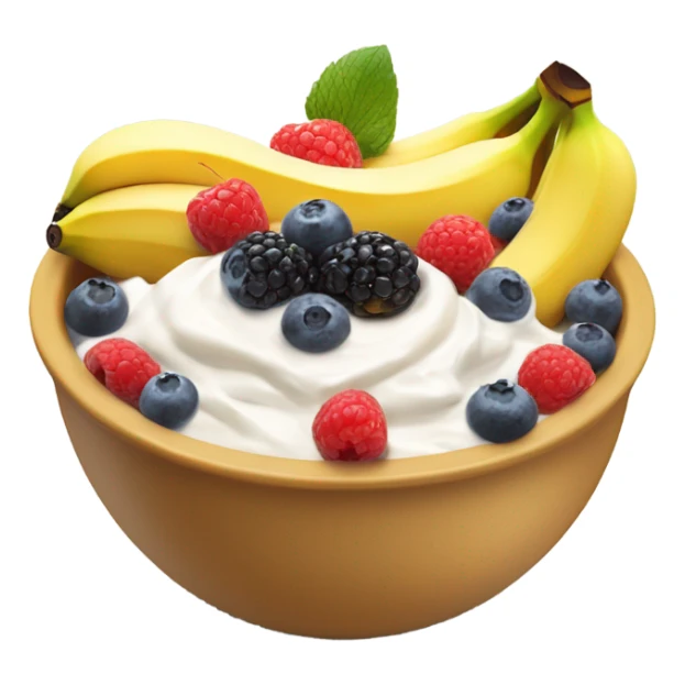 Greek yogurt bowl sticker