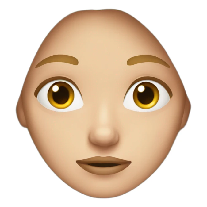 Lady long blonde hair thinking confused sticker