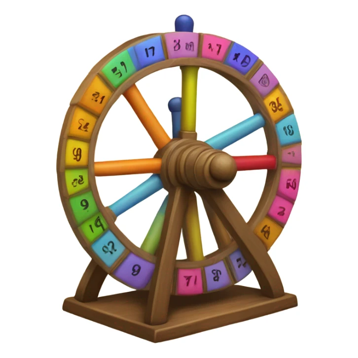 Wheel of fortune  sticker