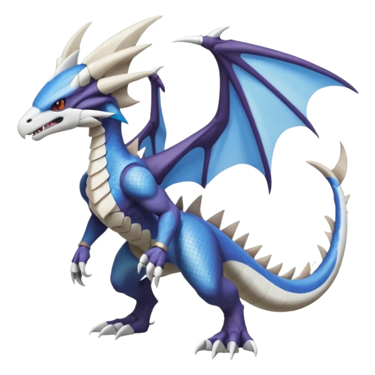 Noivern-Latios-Marowak-Lugia-Fakémon-hybrid-creature (full body)  sticker