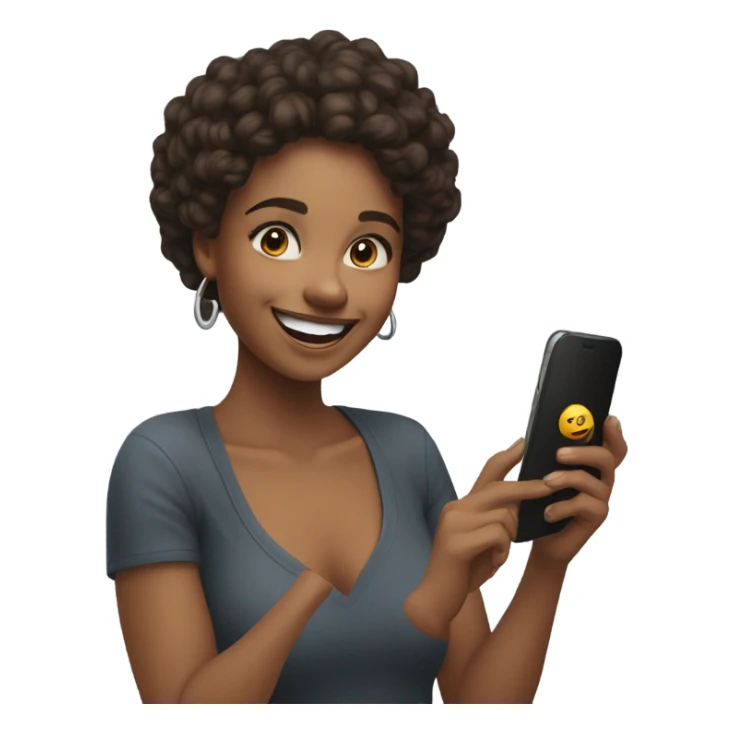 UGC content girl sticker