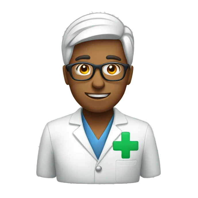 Symbol of pharmacy sticker