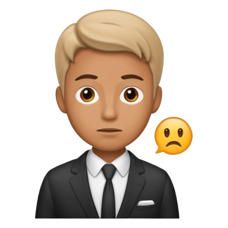 A male customer who has a product service request. sticker