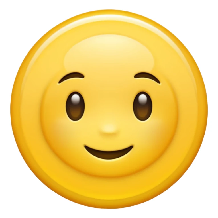 a yellow button look alike youtube logo with gradiant effect and darker outline it will be used for showing something or as starting button  sticker