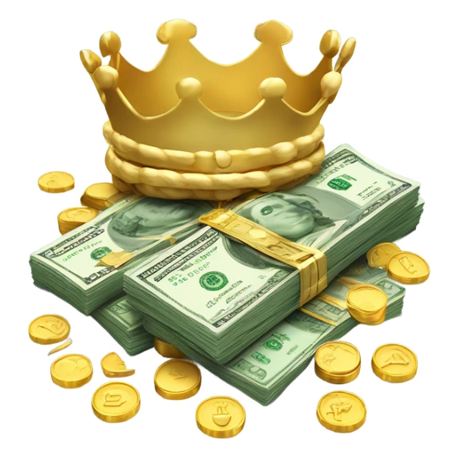 Kingdom of cash sticker