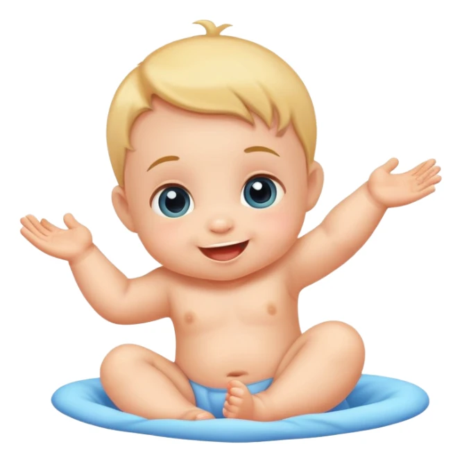 Baby playtime sticker