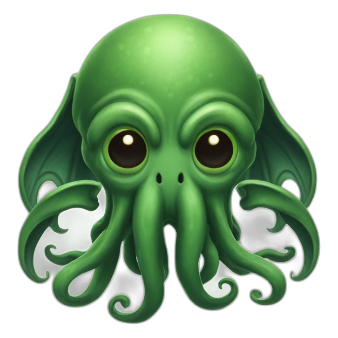 Cthulhu, the evil god of the Cthulhu Mythos sticker