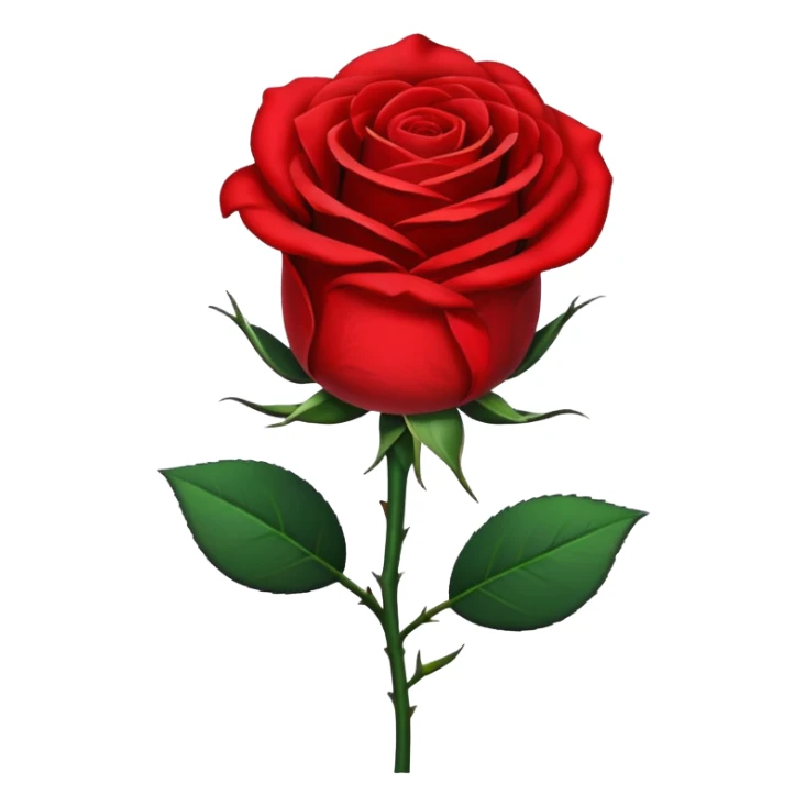 Single red rose with a black ribbon tied to it sticker