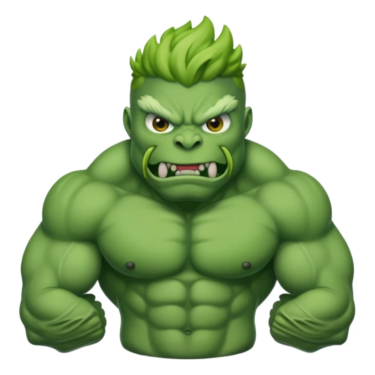 A monster that is very buff that it coould destroy sticker