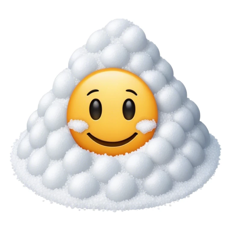 smiley face with a pile of salt sticker