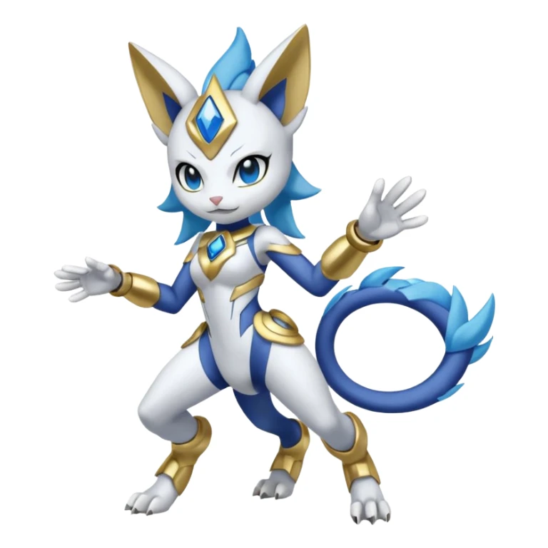 Meloetta-Zekrom-Gatomon-Pteromon-hybrid sticker