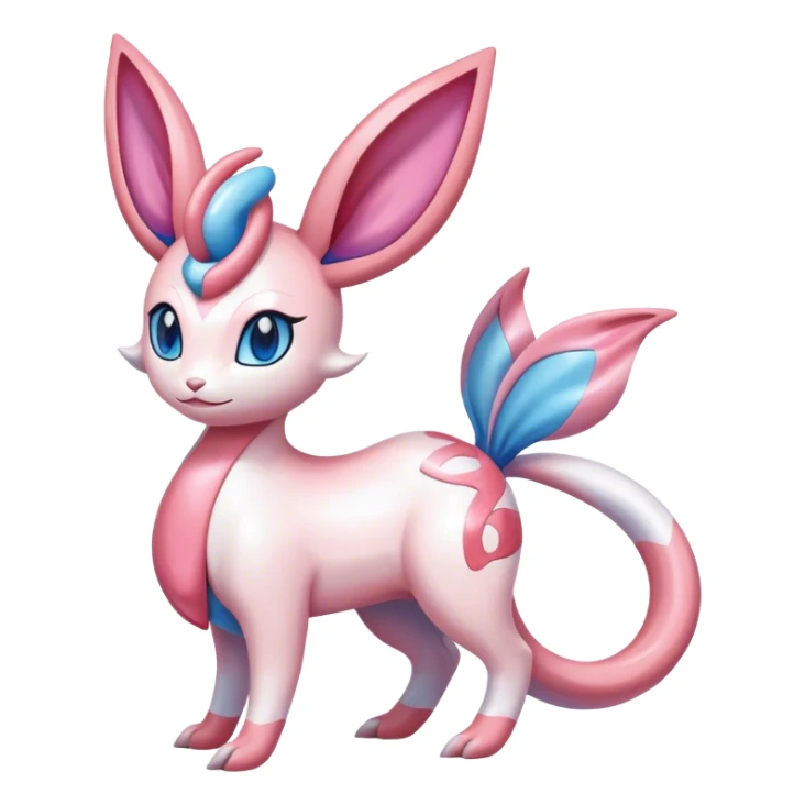 Shiny Sylveon-Milotic-hybrid combination sticker