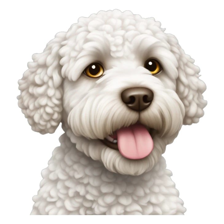 lagotto-romagnolo white sticker