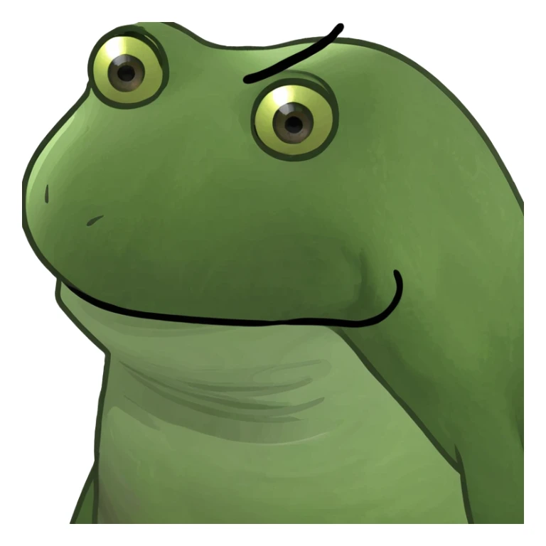 Heart frowning whilst burning sticker