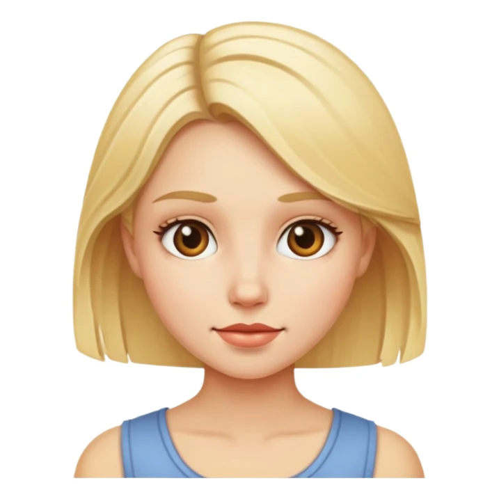 garota loira sticker