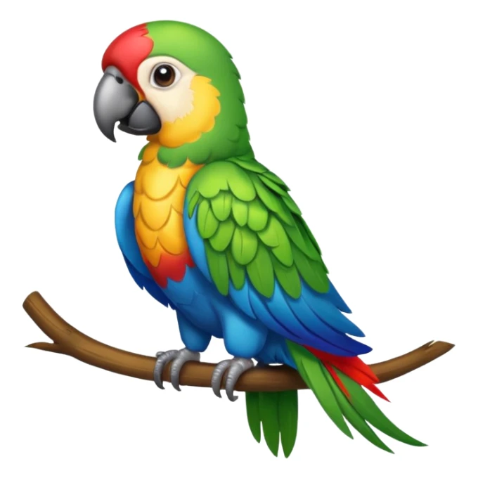 parrot emoji sticker