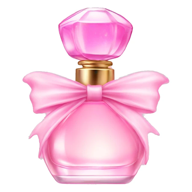 Fairy light pink perfume in bow sticker