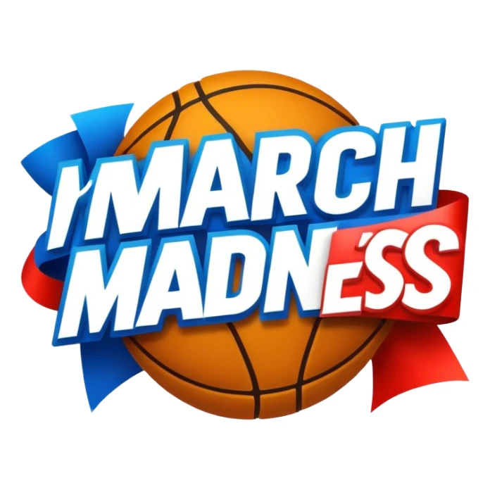 March madness sale sign sticker