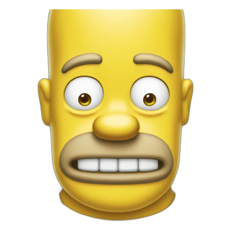 Homer simpson sticker