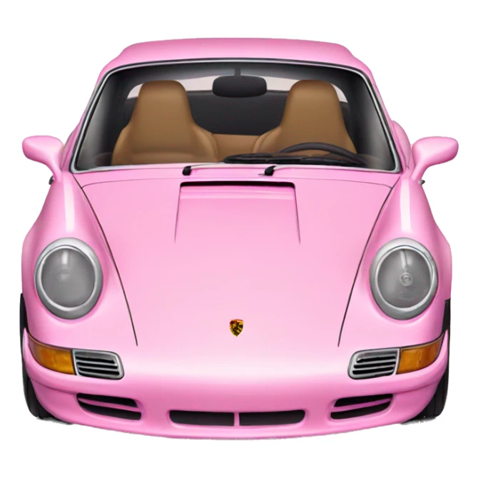 pink porsche sticker
