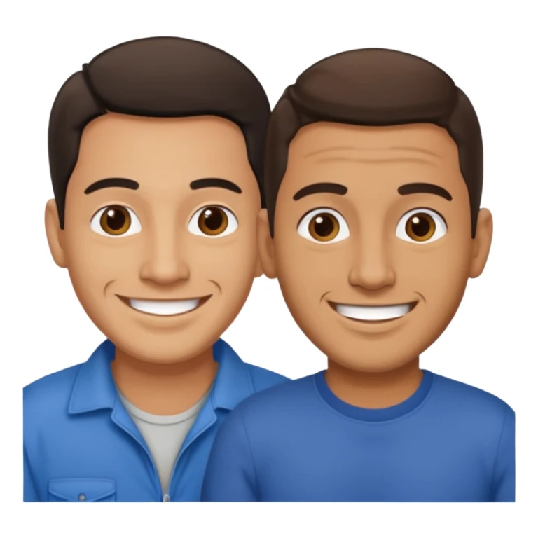 amigos puerto riqueños dos  machos sticker