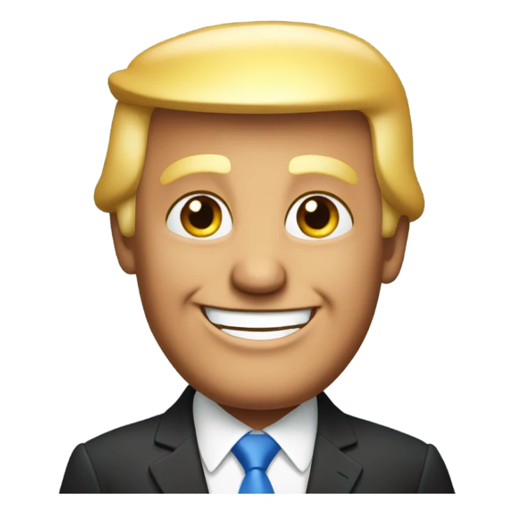 Trump so much happy  sticker