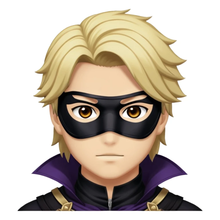 masked character Cid Kagenou from The Eminence in Shadow anime sticker